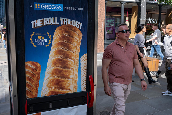 Greggs advert, Getty