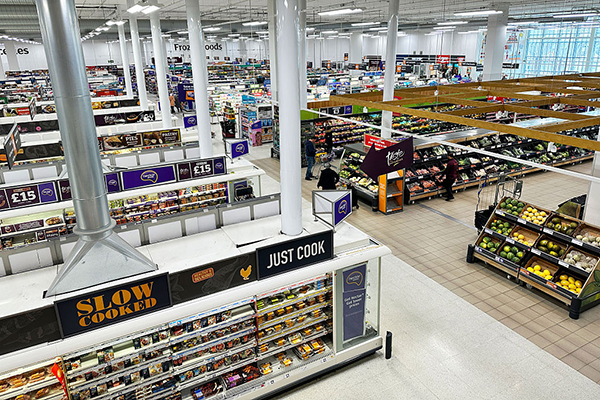Sainsbury's supermarket inside, Getty