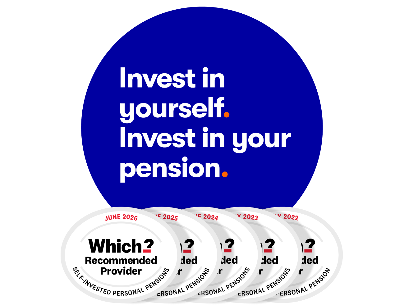 Invest in yourself, invest in your pension. Which? Recommended provider for SIPP award 2026