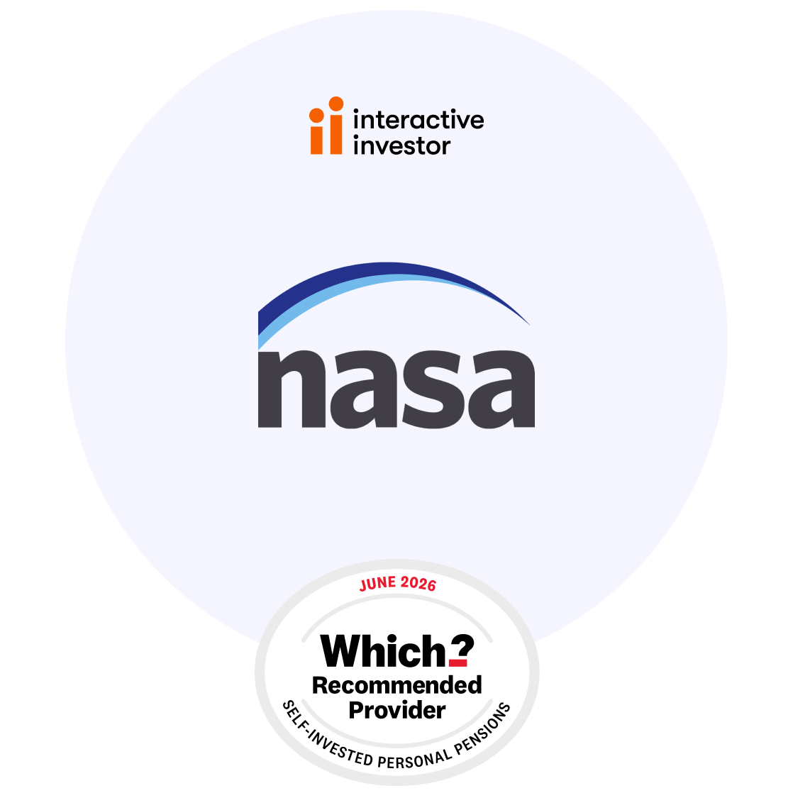 nasa and interactive investor partner image with which logo