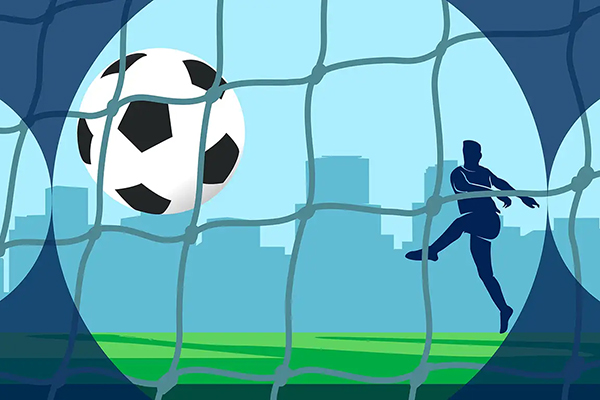 Aberdeen illustration of football pitch
