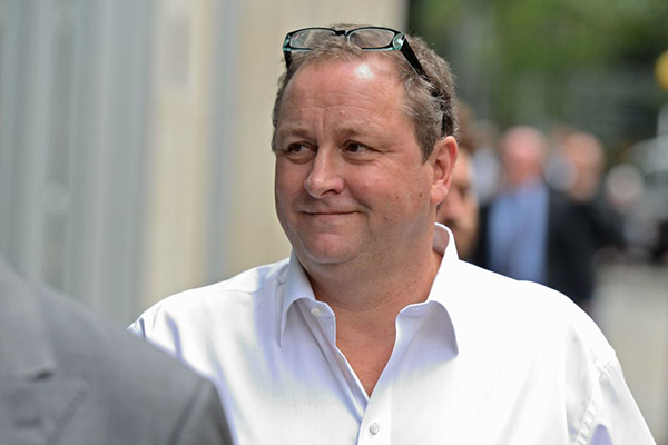 Mike Ashley, Frasers, Getty