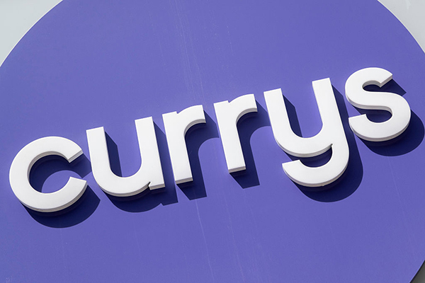 Currys logo, Getty