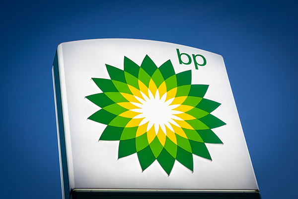 BP logo, Getty