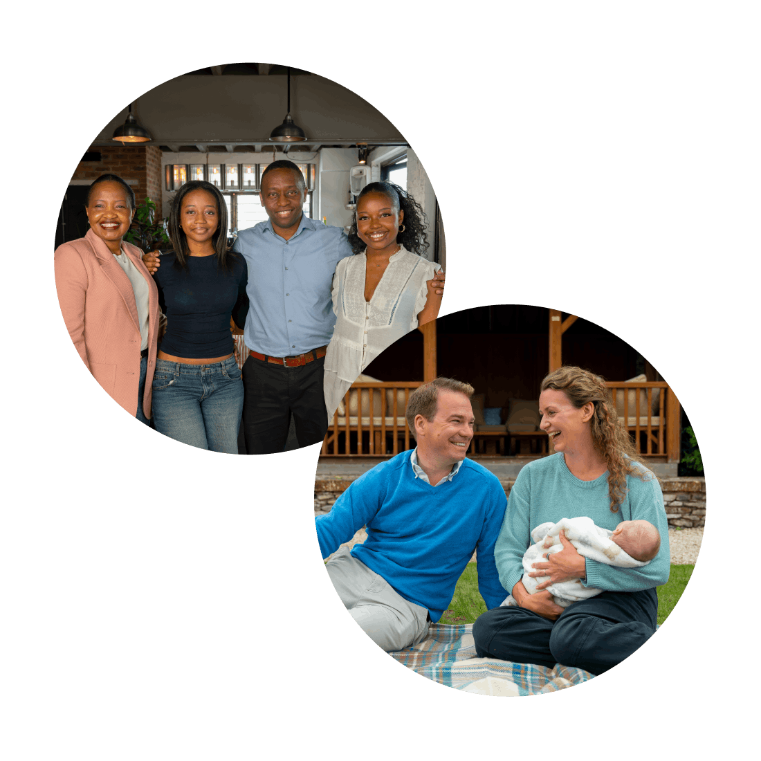 A picture of two families who invest together with interactive investor