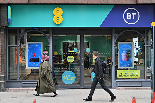 BT and EE shops, London, Getty
