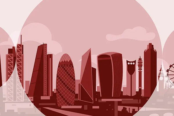 Aberdeen illustration of London skyline
