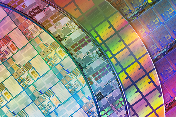Silicon wafer used for producing semiconductors