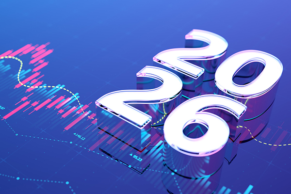 2026 against a blue financial chart