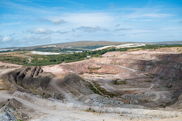 Hemerdon tungsten mine in Devon, photo credit: Tungsten West