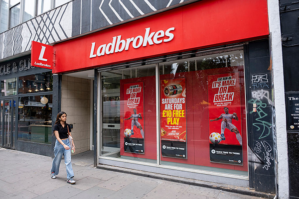 Ladbrokes shop in London, Getty