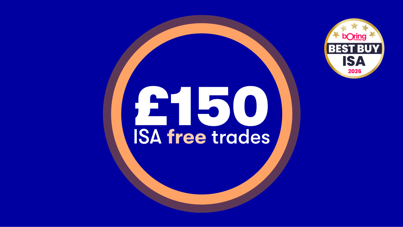 £150 ISA free trades offer