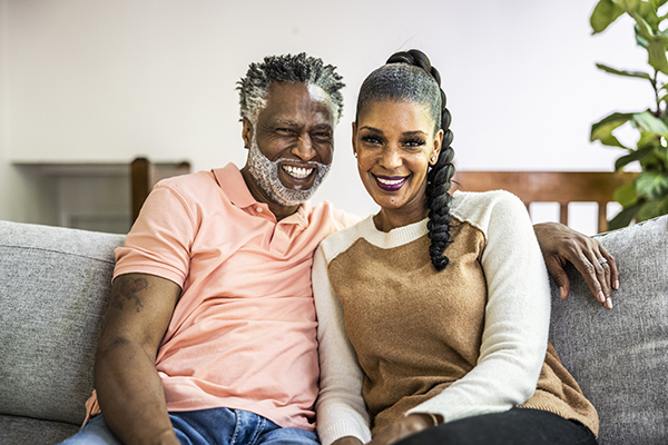 Couple in their fifties