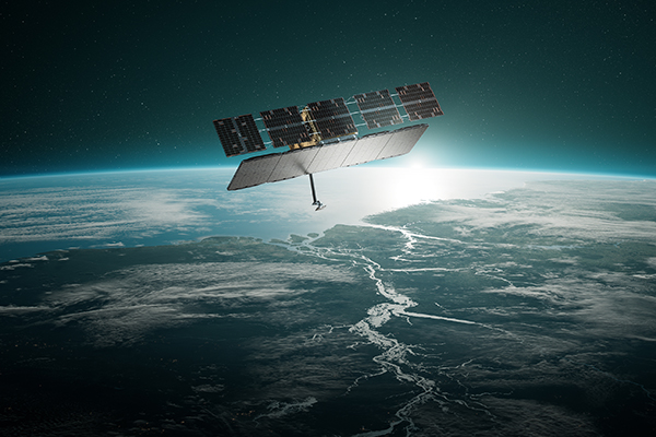ICEYE Gen4 SAR Satellite over Brazil, credit ICEYE