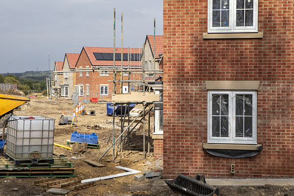 Construction site in UK