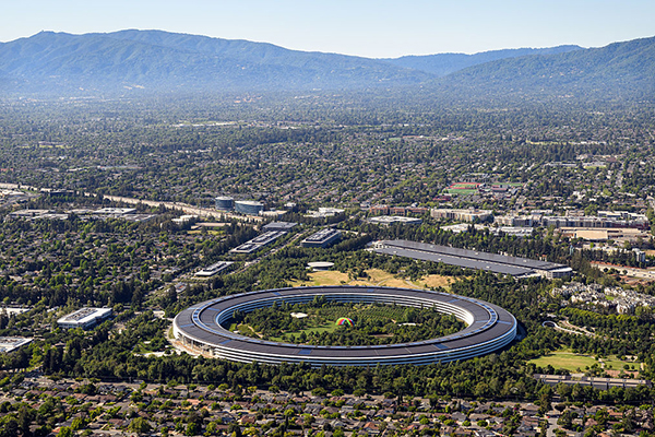 Apple corporate headquarters office in Cupertino, California, Getty