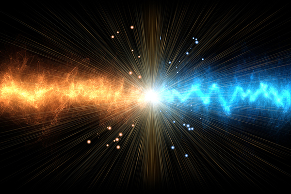 Two opposing forces