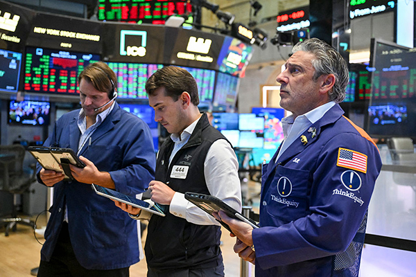 US traders at the NYSE, Getty