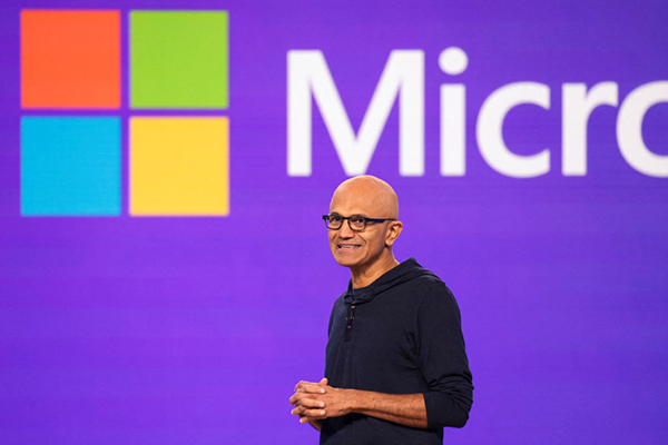 Microsoft's CEO Satya Nadella, Getty