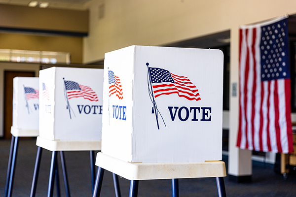 US ballot booths
