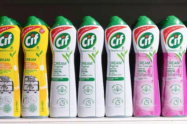 Cif bottles, Unilever