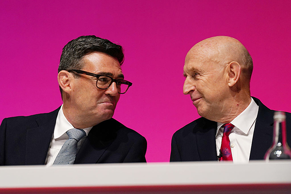 Andy Burnham and John Healey, Getty