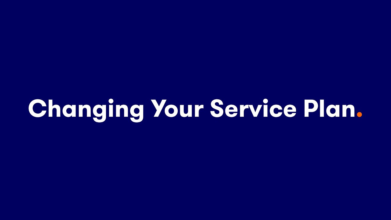 New Help Video - Changing Your Service Plan