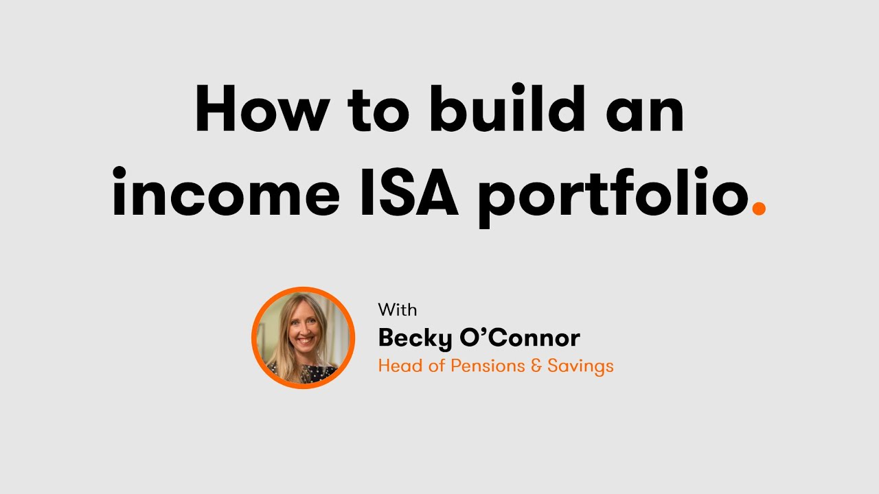 How to build an income ISA portfolio